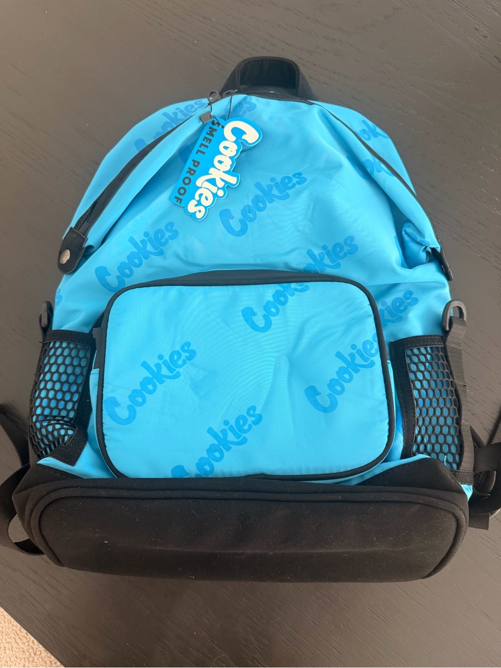 NWT Cookies SF Off The Grid Smell Proof Backpack Blue Odor-Proof Bag